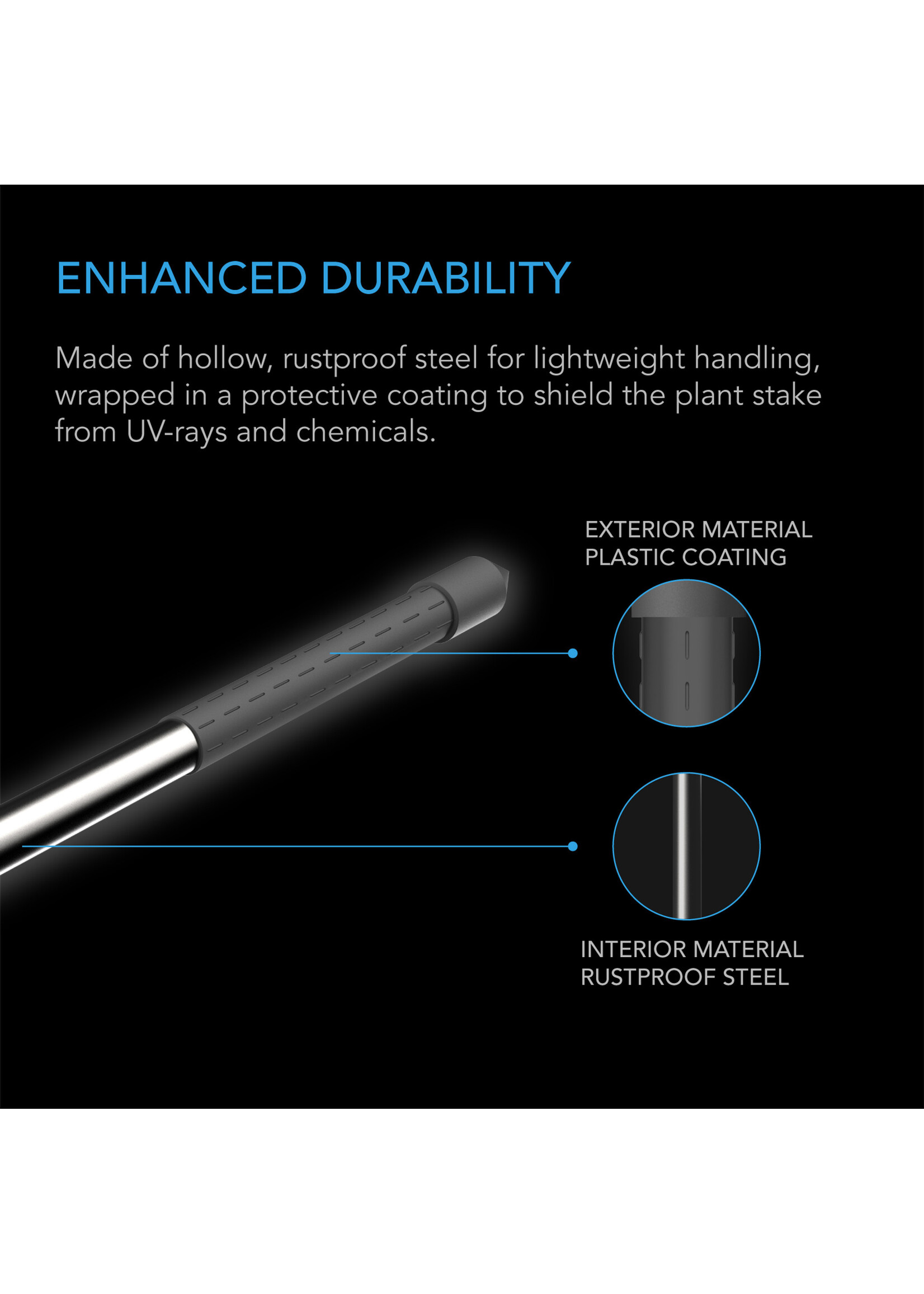 AC Infinity Steel Coated Stakes 25 Pack