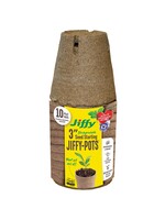 Jiffy Jiffy Pots Peat Biodegradable 3 Inch Pack of 10
