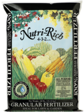 Nutri-Rich Granules Organic Fertilizer 4-3-2 40LB - RASA Garden