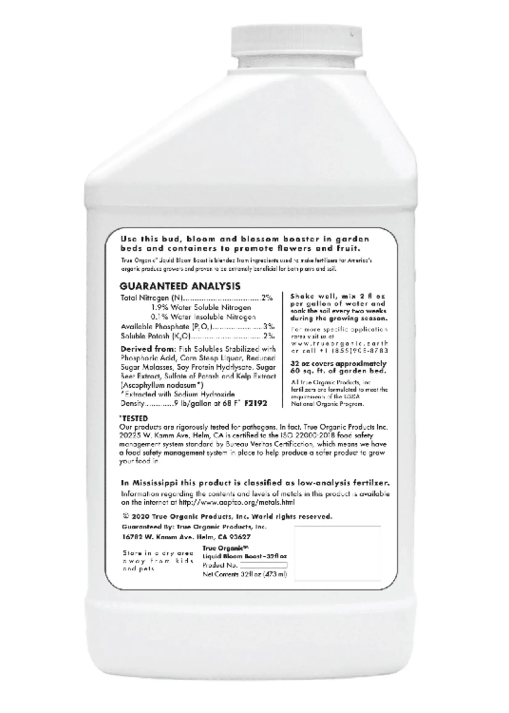 True Organic True Organic Liquid Bloom Boost (2-3-2 ) 32 OZ