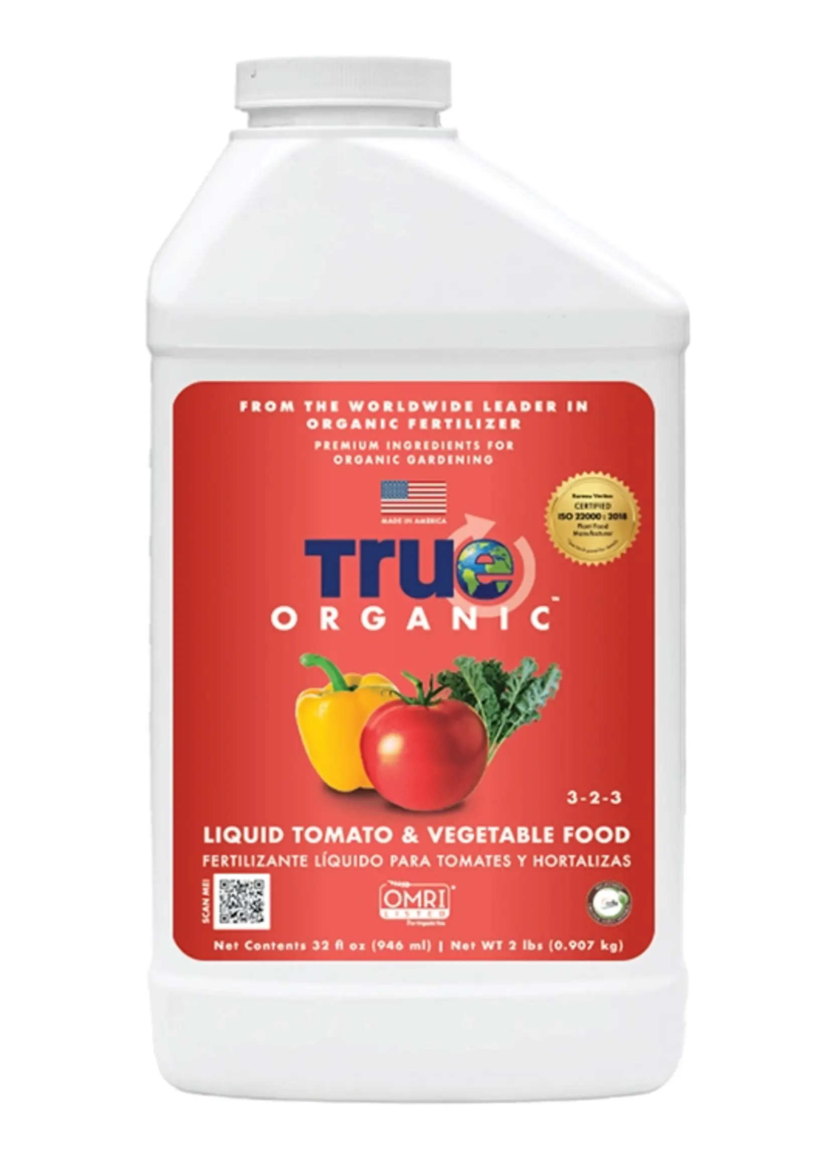 True Organic True Organic Liquid Tomato & Vegetable Food (3-2-3) 32 OZ