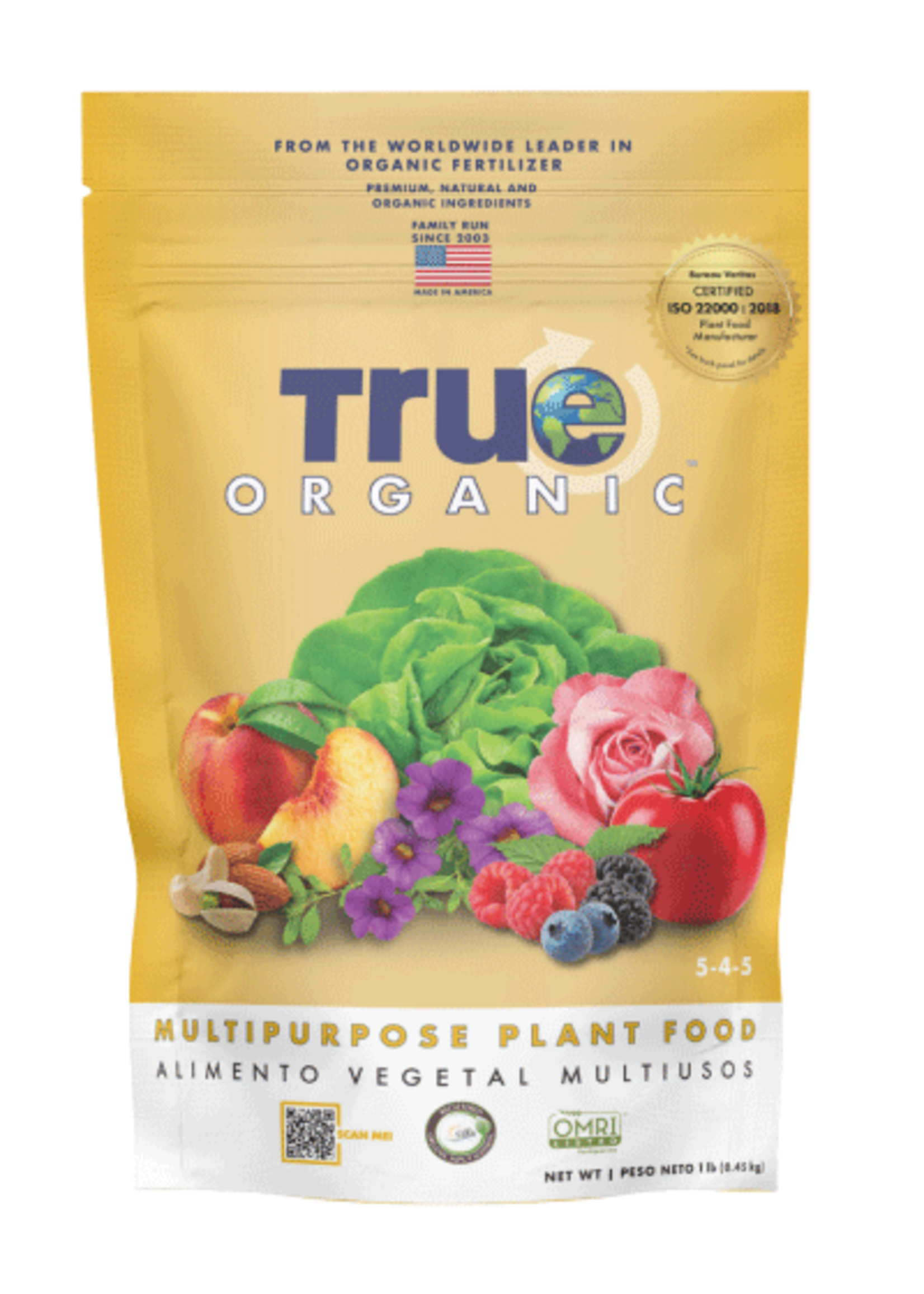 True Organic True Organic Multipurpose Plant Food (5-4-5) 1 LB
