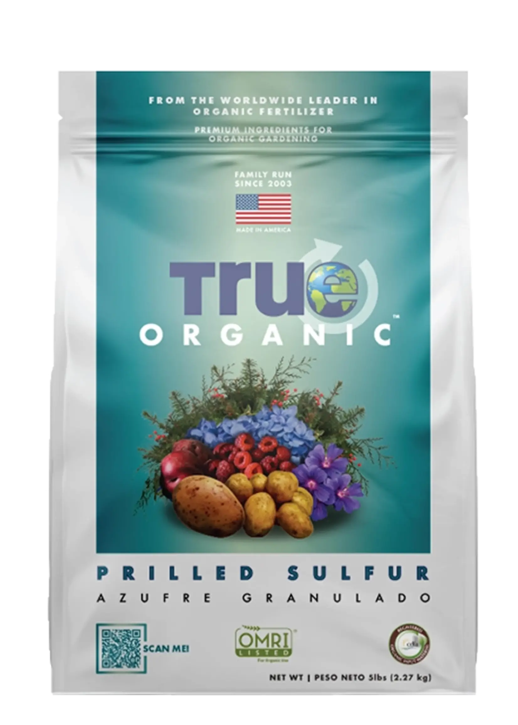True Organic True Organic Prilled Sulfur 5 lbs