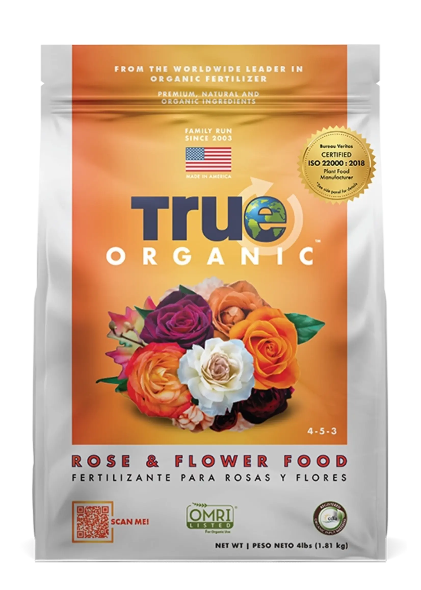 True Organic True Organic Rose & Flower Food (4-5-3)