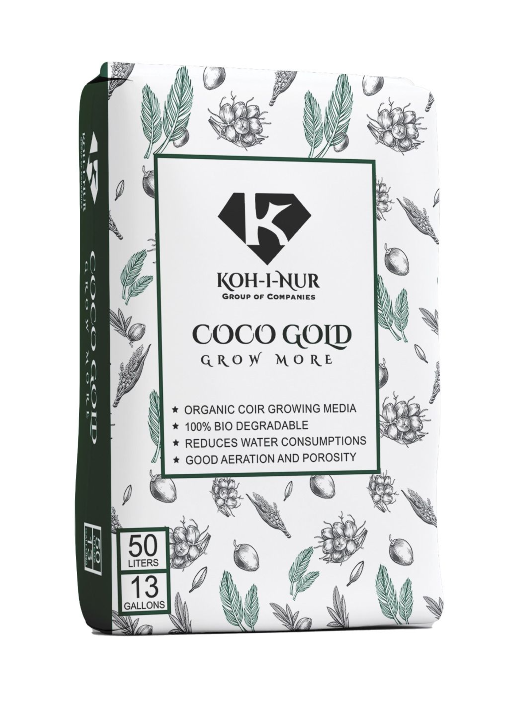 Koh-I-Nur Koh-I-Nur Coco Gold 100% Coco Coir OMRI 50L