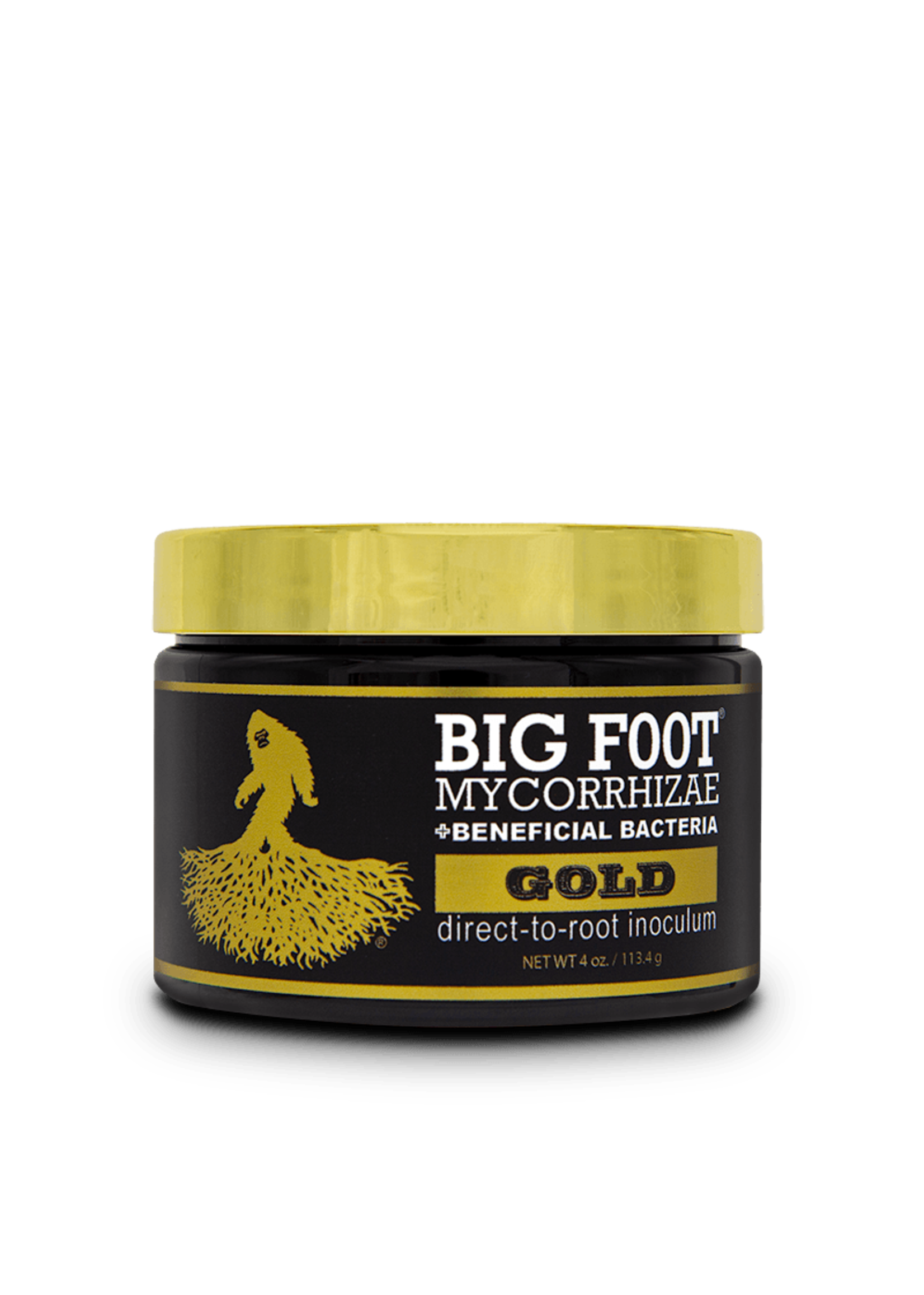 Big Foot Mycorrhizae Big Foot Mycorrhizae Gold + Beneficial bacteria - 4oz - Direct-to-Root Inoculum
