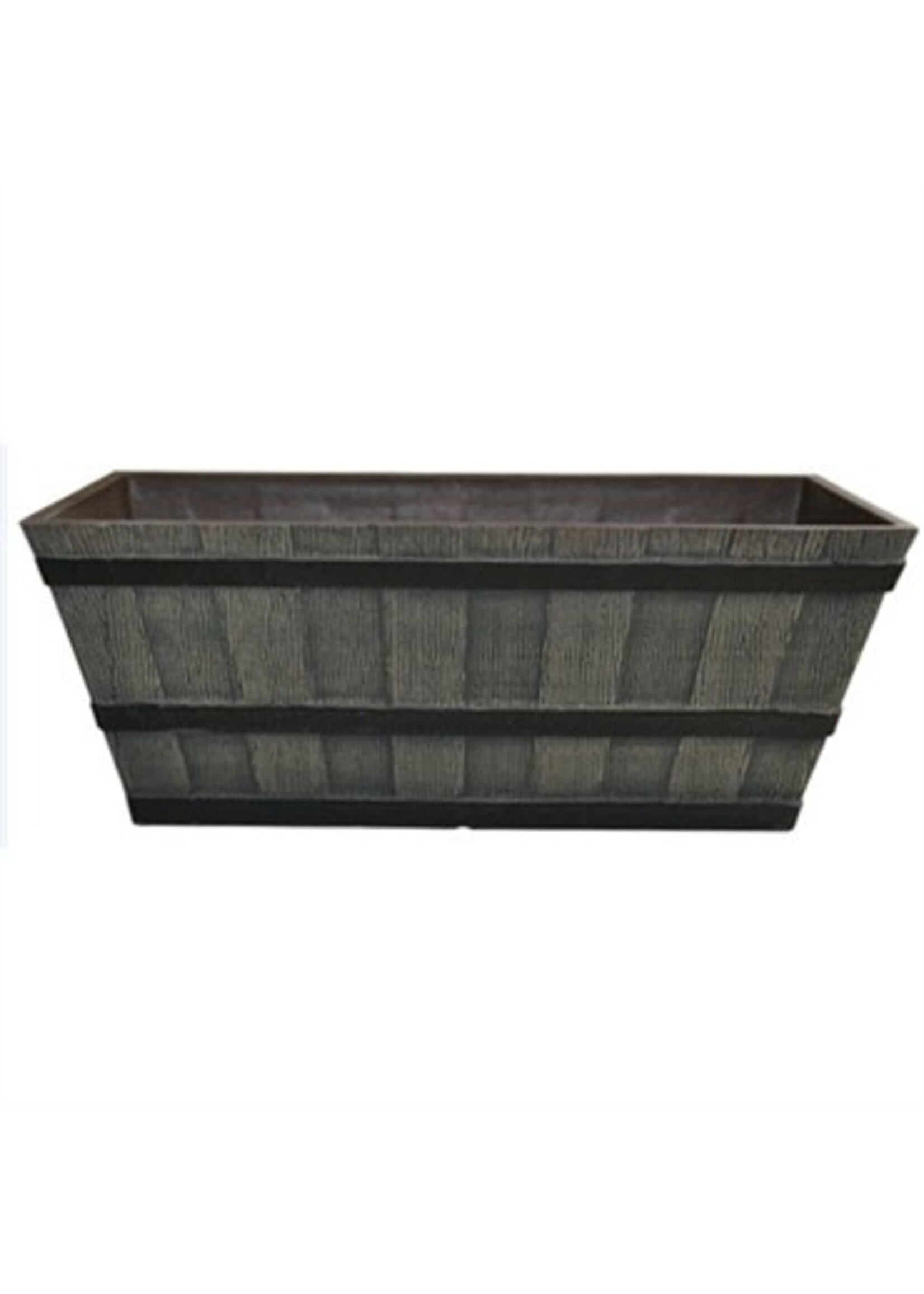 Gardener Select Gardener Select Whiskey Barrel Trough Planter 22 In x 10 In x 10 In Tall
