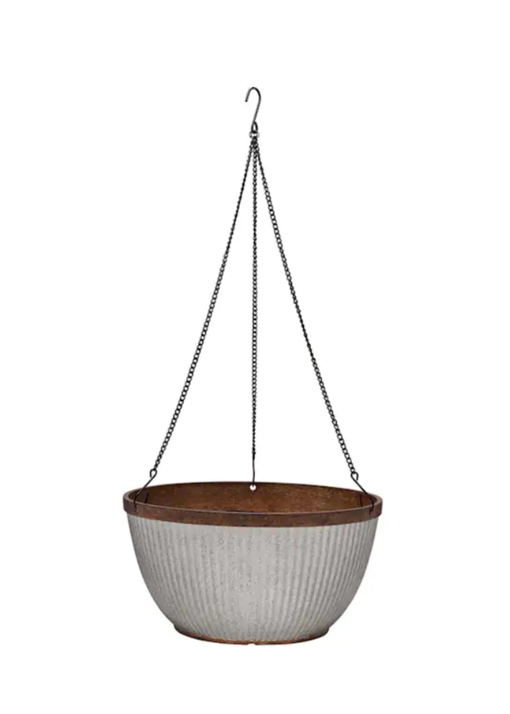 Southern Patio Southern Patio 12 Inch Hanging Basket Rustic Galvanized
