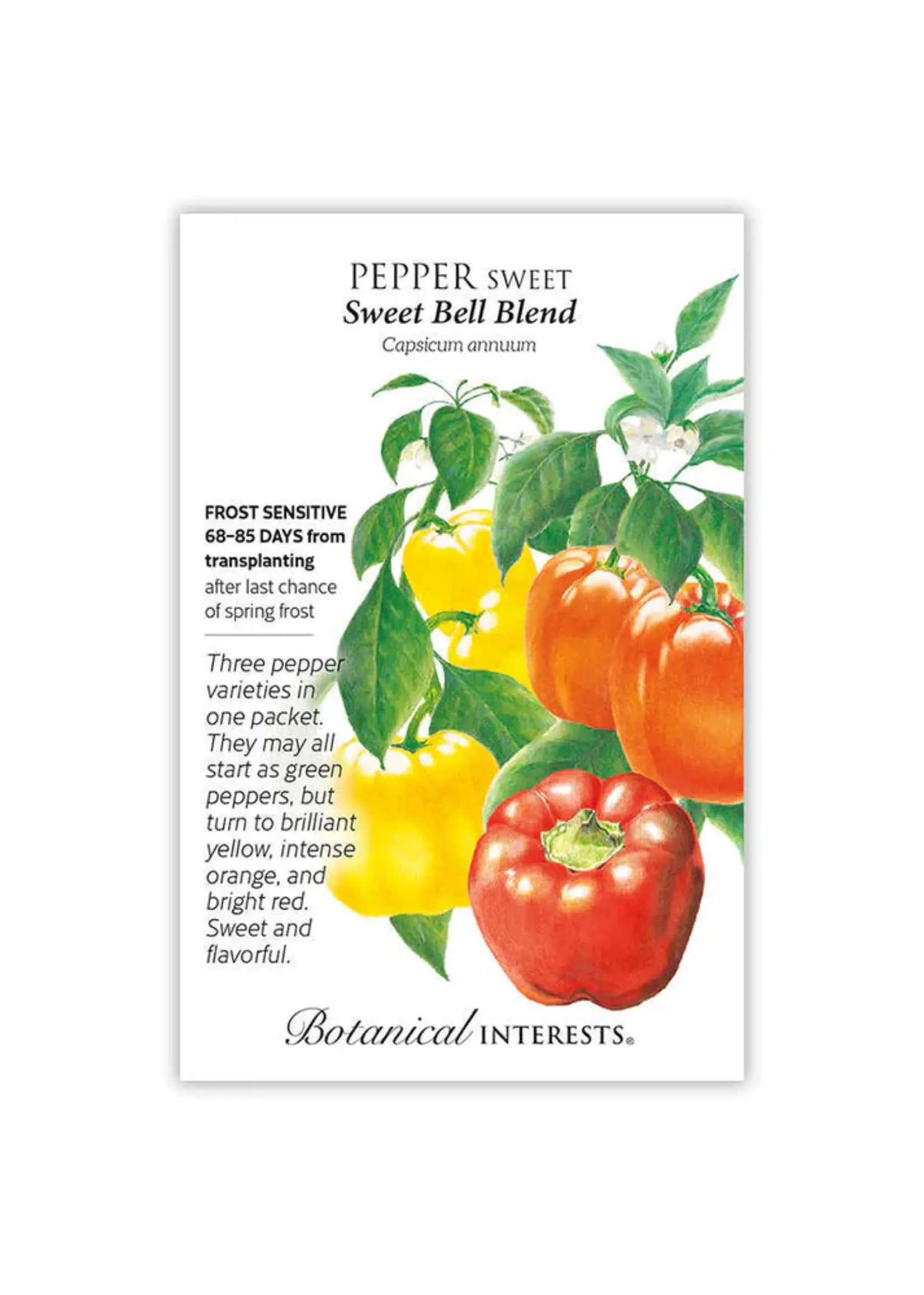 Botanical Interests Pepper Sweet (grn/r/y) Bells Blend