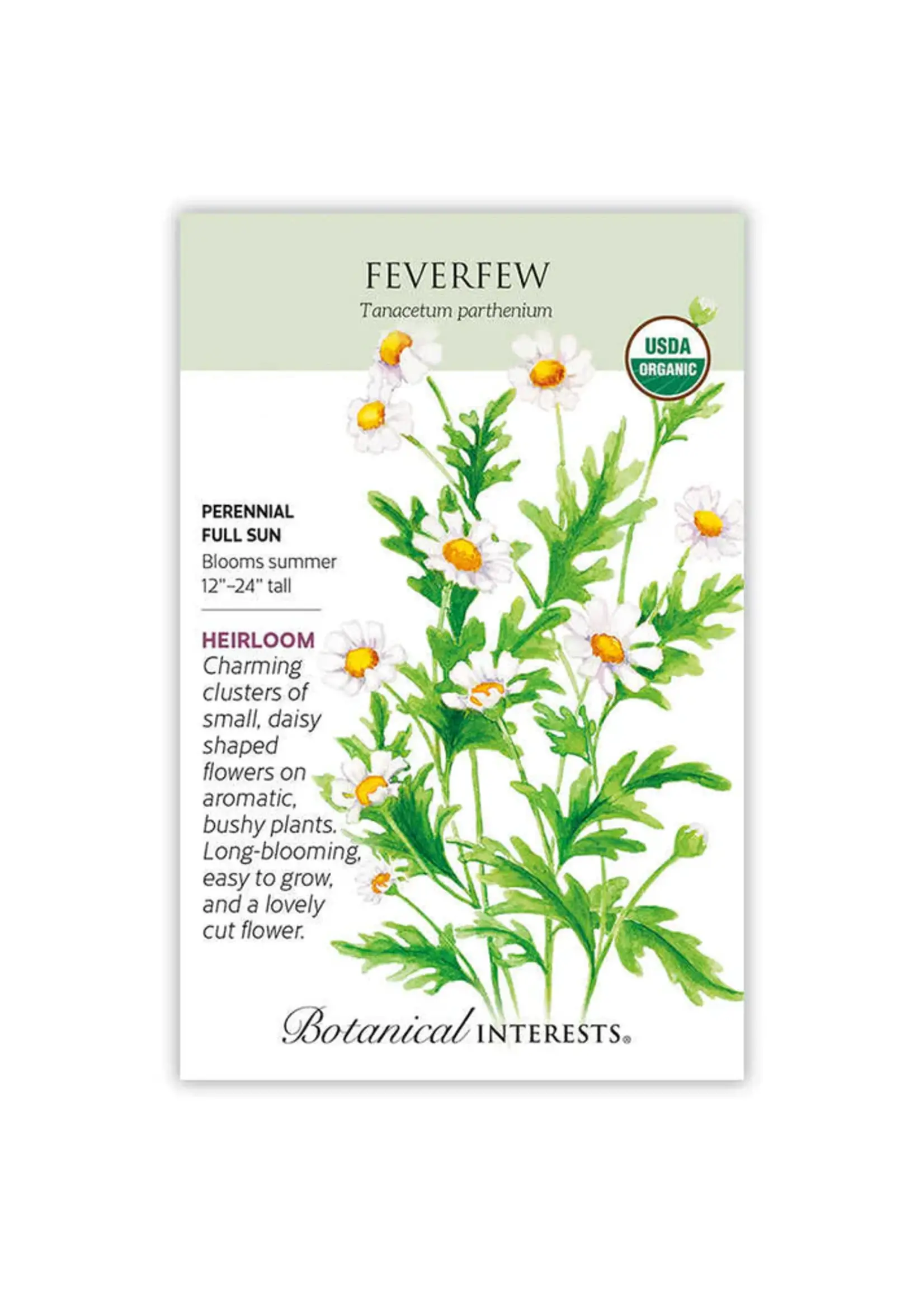 Botanical Interests Feverfew Organic