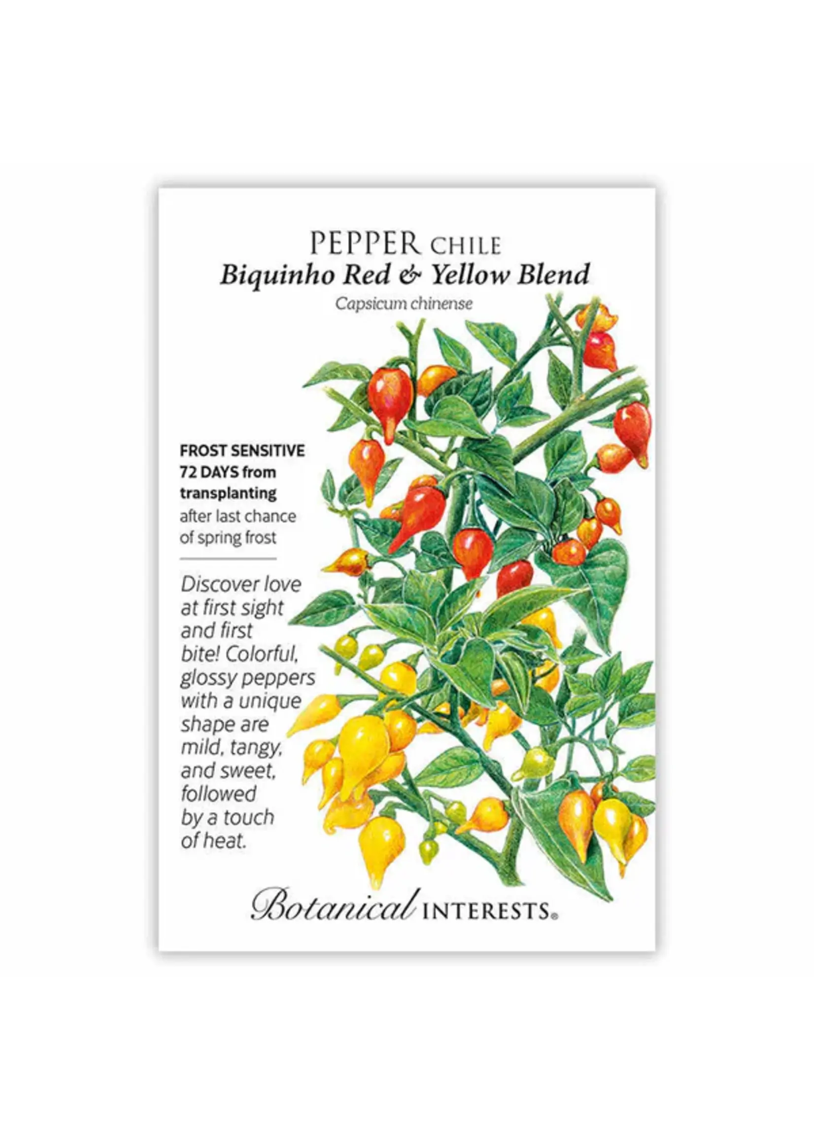 Botanical Interests Pepper Chile Biquinho Red/Yellow Blend
