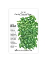 Botanical Interests Basil Everleaf Emerald Towers
