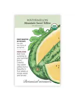 Botanical Interests Watermelon Mountain Sweet Yellow Organic