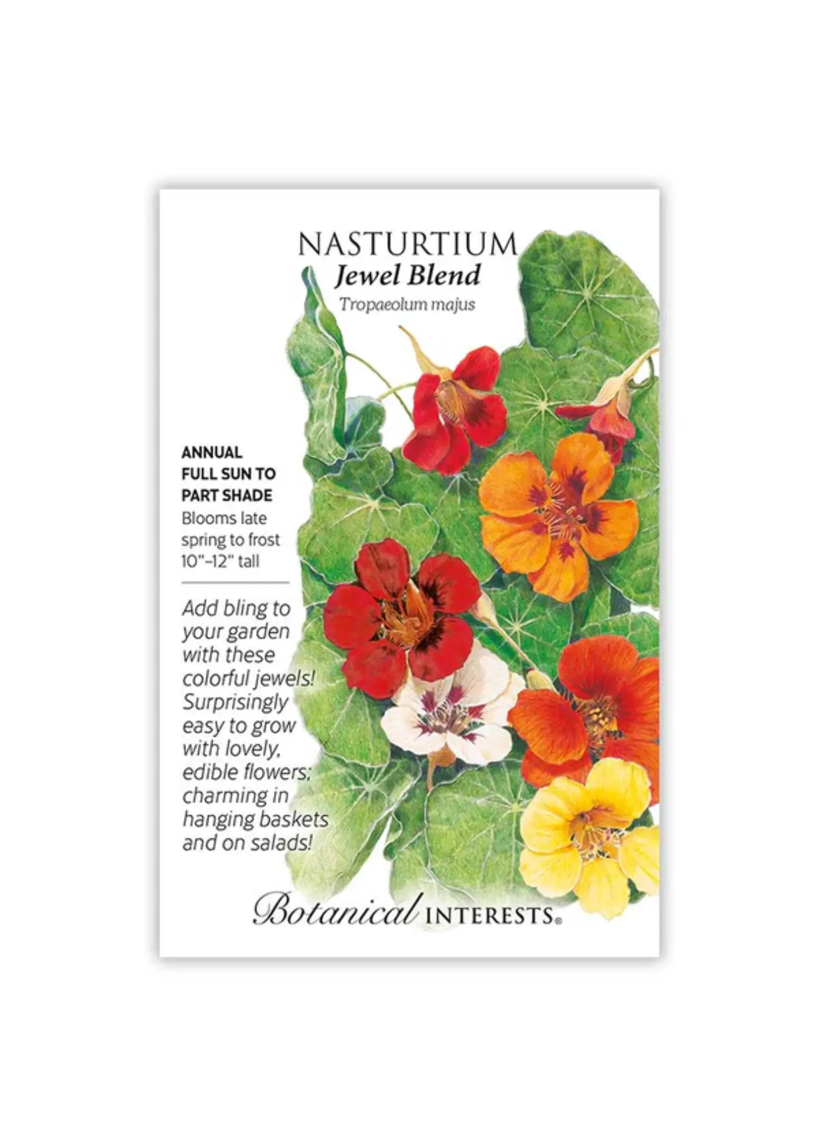 Botanical Interests Nasturtium Jewel Blend