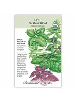 Botanical Interests Basil Six Basil Blend Organic