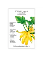 Botanical Interests Squash Summer Max's Gold hybrid