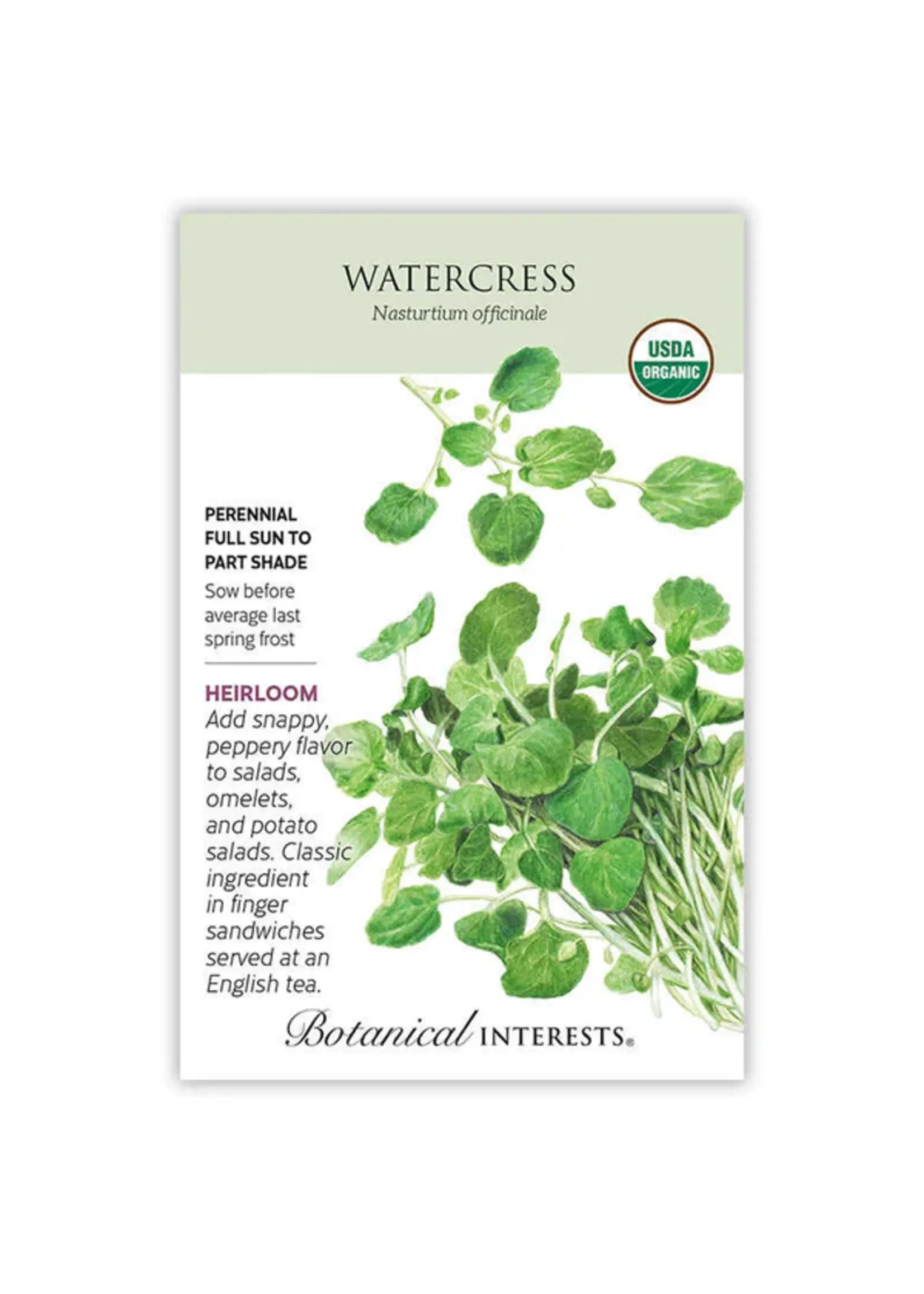 Botanical Interests Watercress Organic