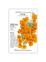 Botanical Interests Poppy California Orange