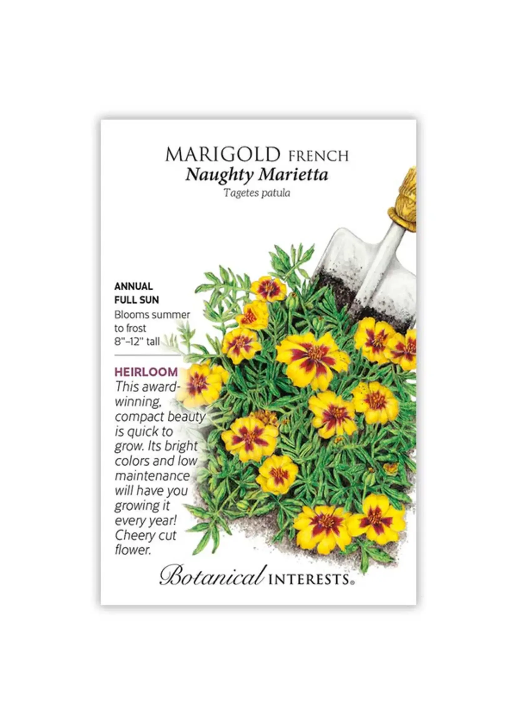 Botanical Interests Marigold French Naughty Marietta