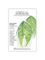 Botanical Interests Cabbage Napa One Kilo hybrid