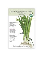Botanical Interests Onion Bunching (white) Lisbon Organic