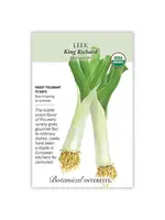 Botanical Interests Leek King Richard Organic