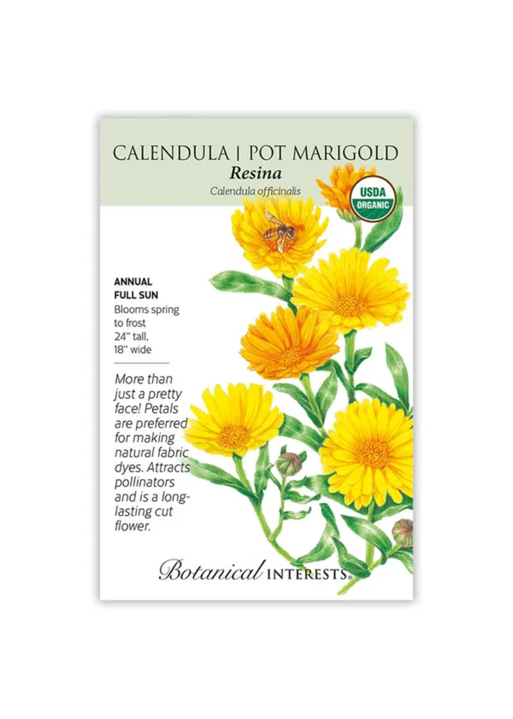 Botanical Interests Calendula Resina Organic