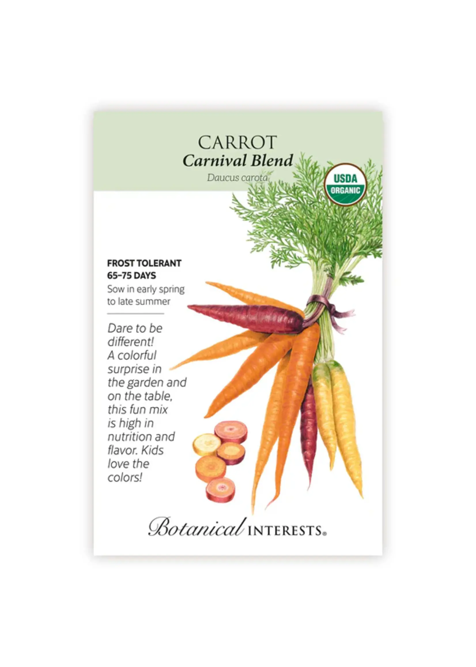 Botanical Interests Carrot Carnival Blend Organic