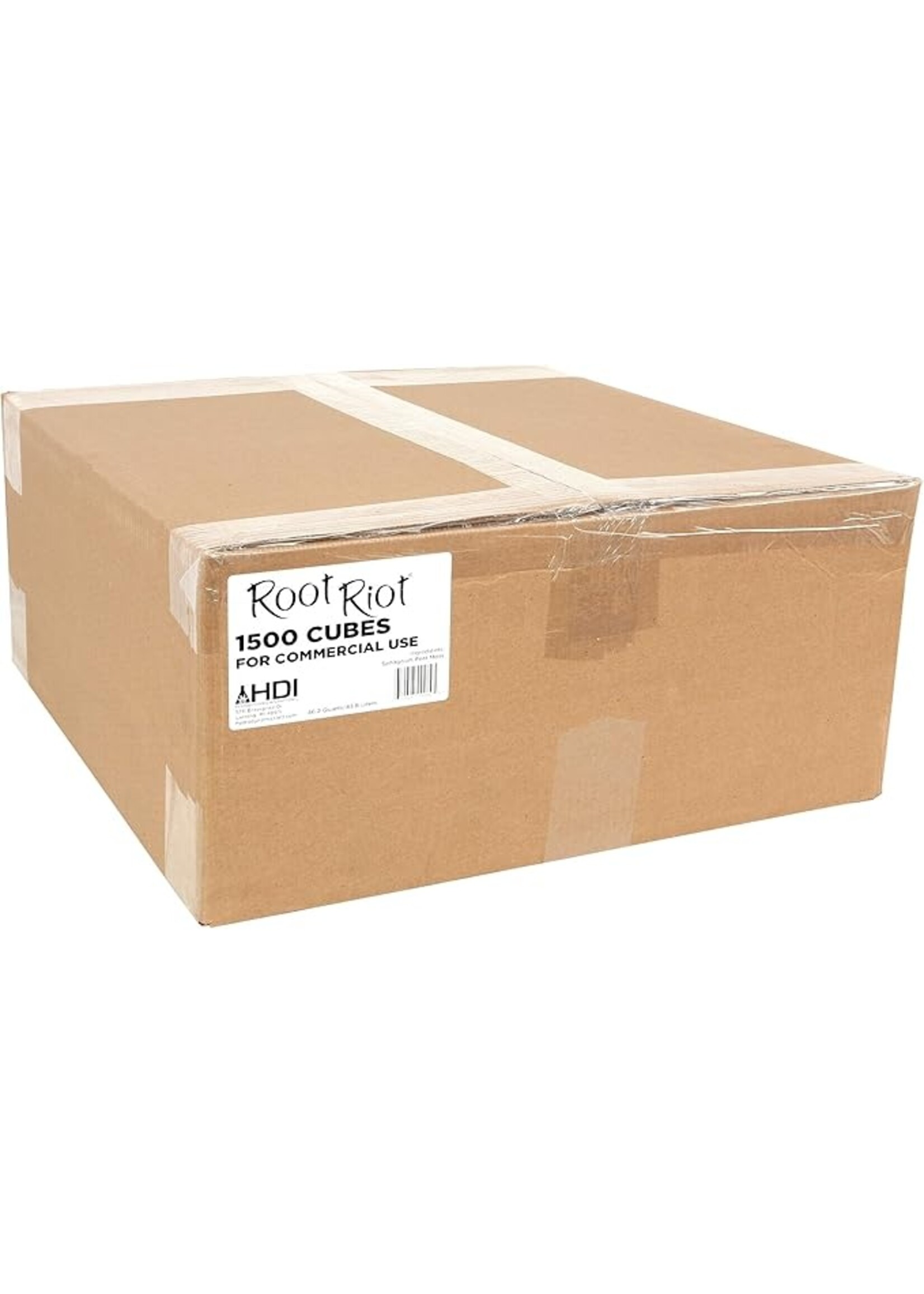 Hydrodynamics International Root Riot Plant Starter Cubes Bulk Commerical Case of 1500