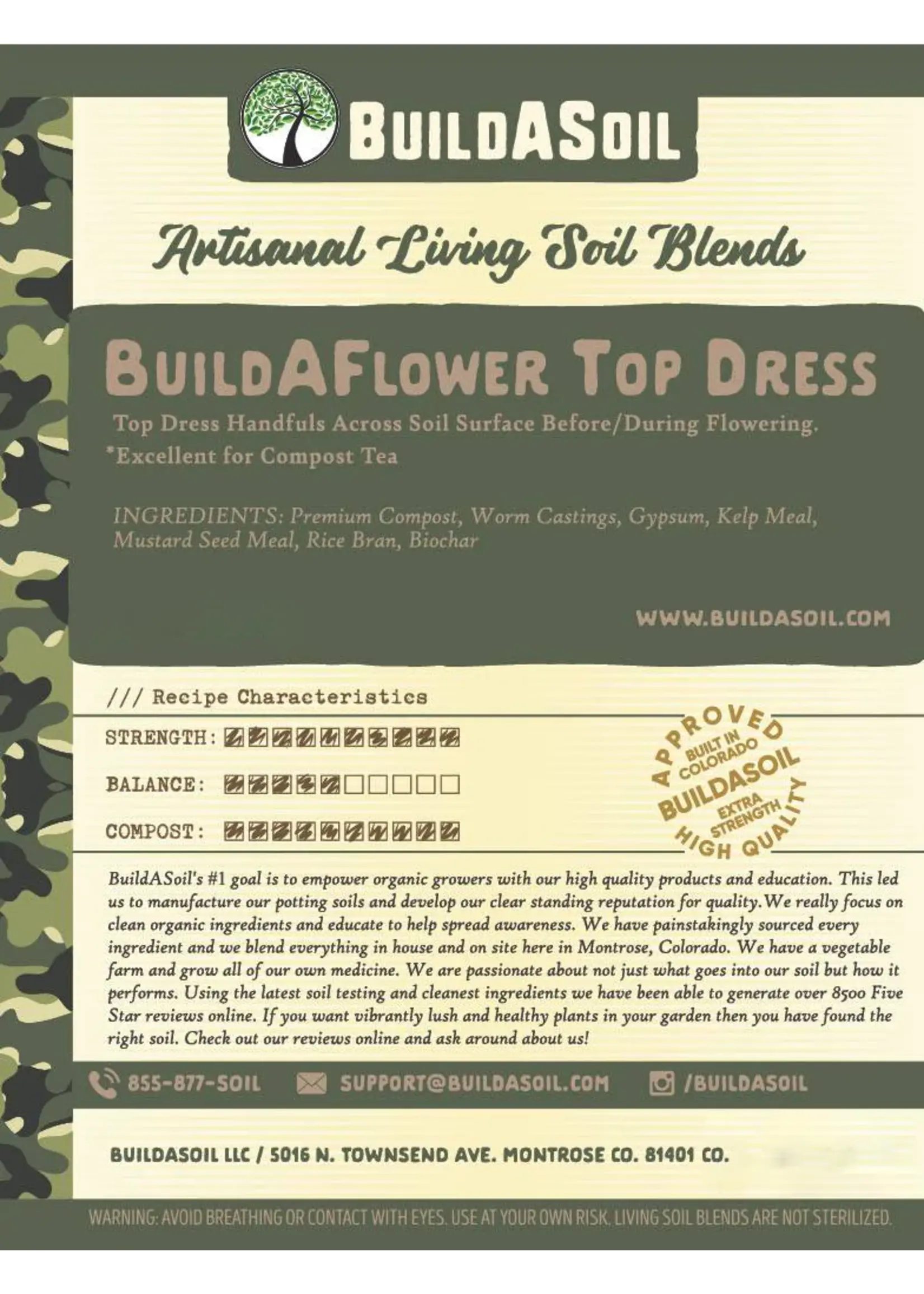 Build-A-Soil Build-A-Soil BuildAFlower Top Dress Kit