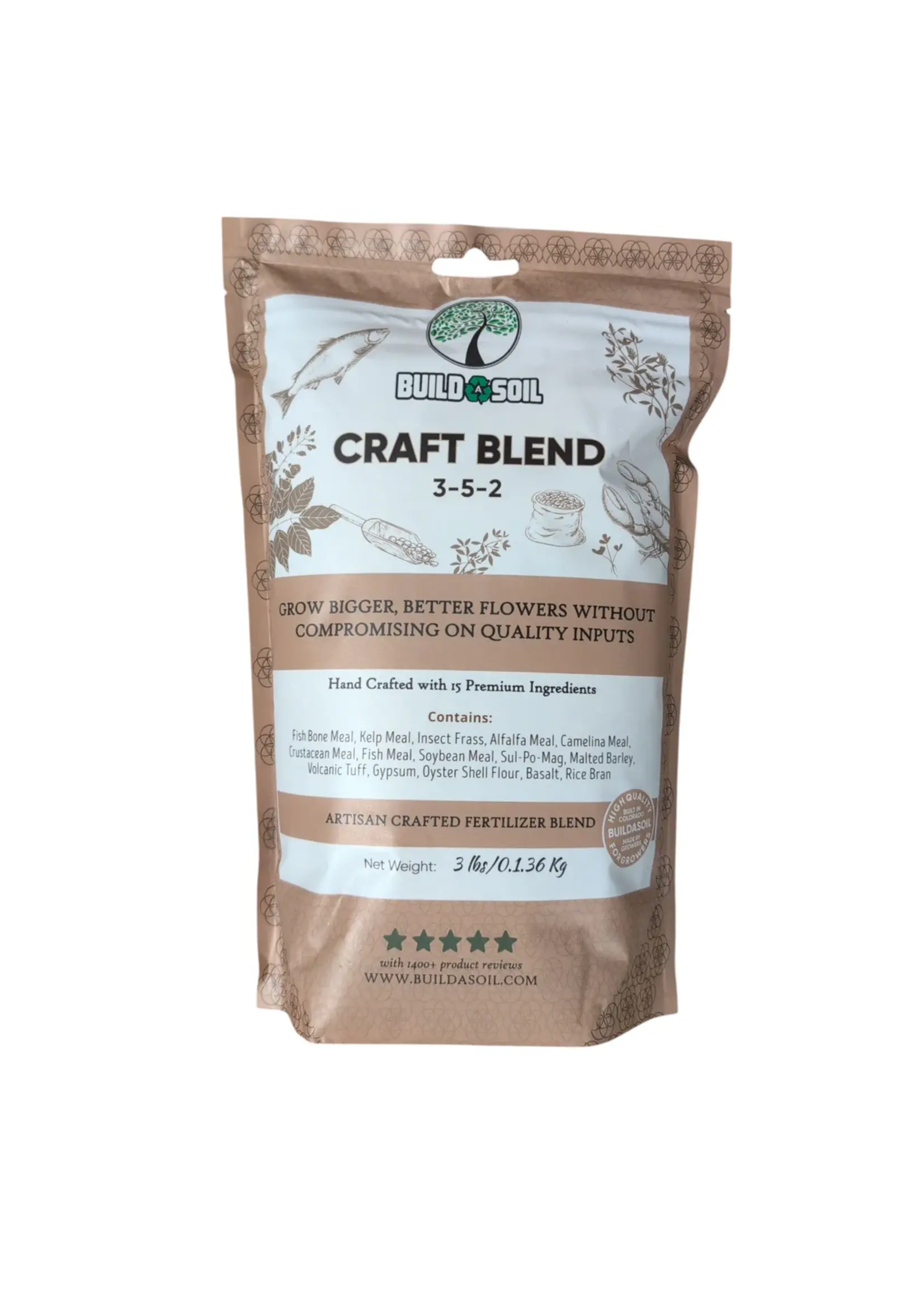Build-A-Soil Build-A-Soil Craft Blend 3-5-2 Nutrient Pack