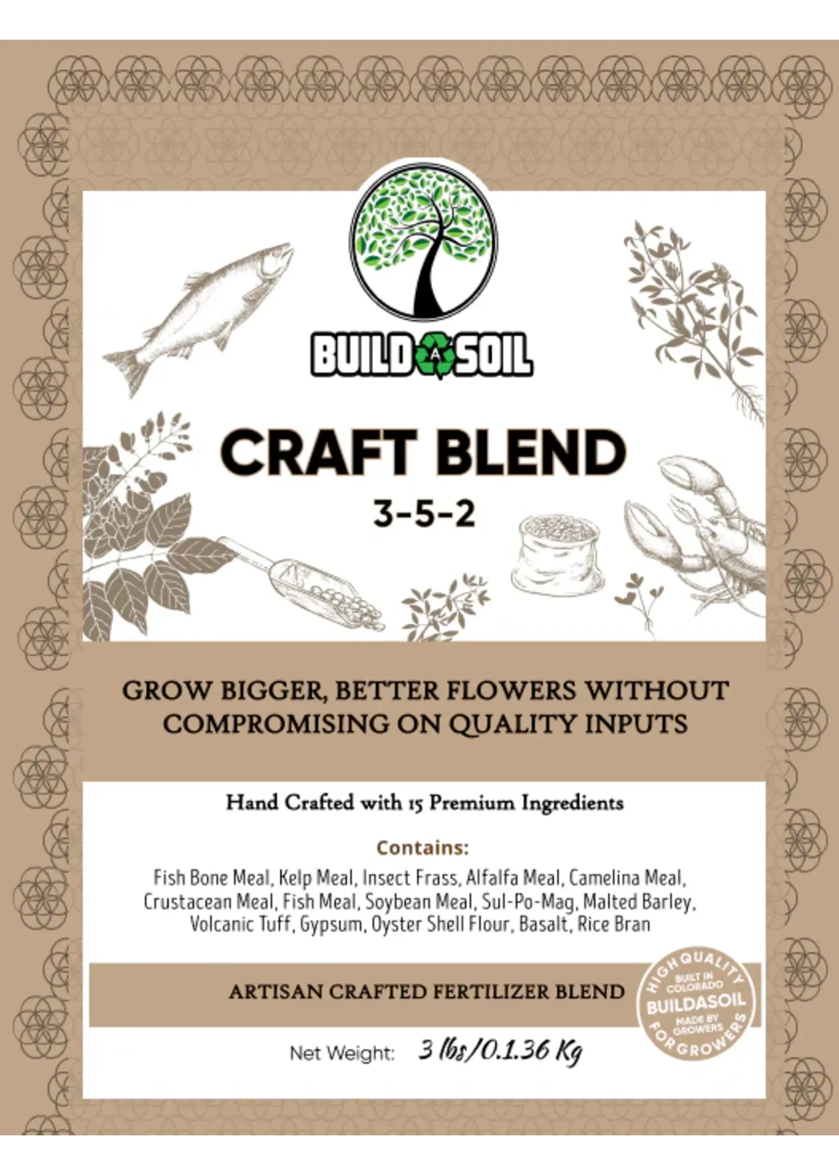 Build-A-Soil Build-A-Soil Craft Blend 3-5-2 Nutrient Pack