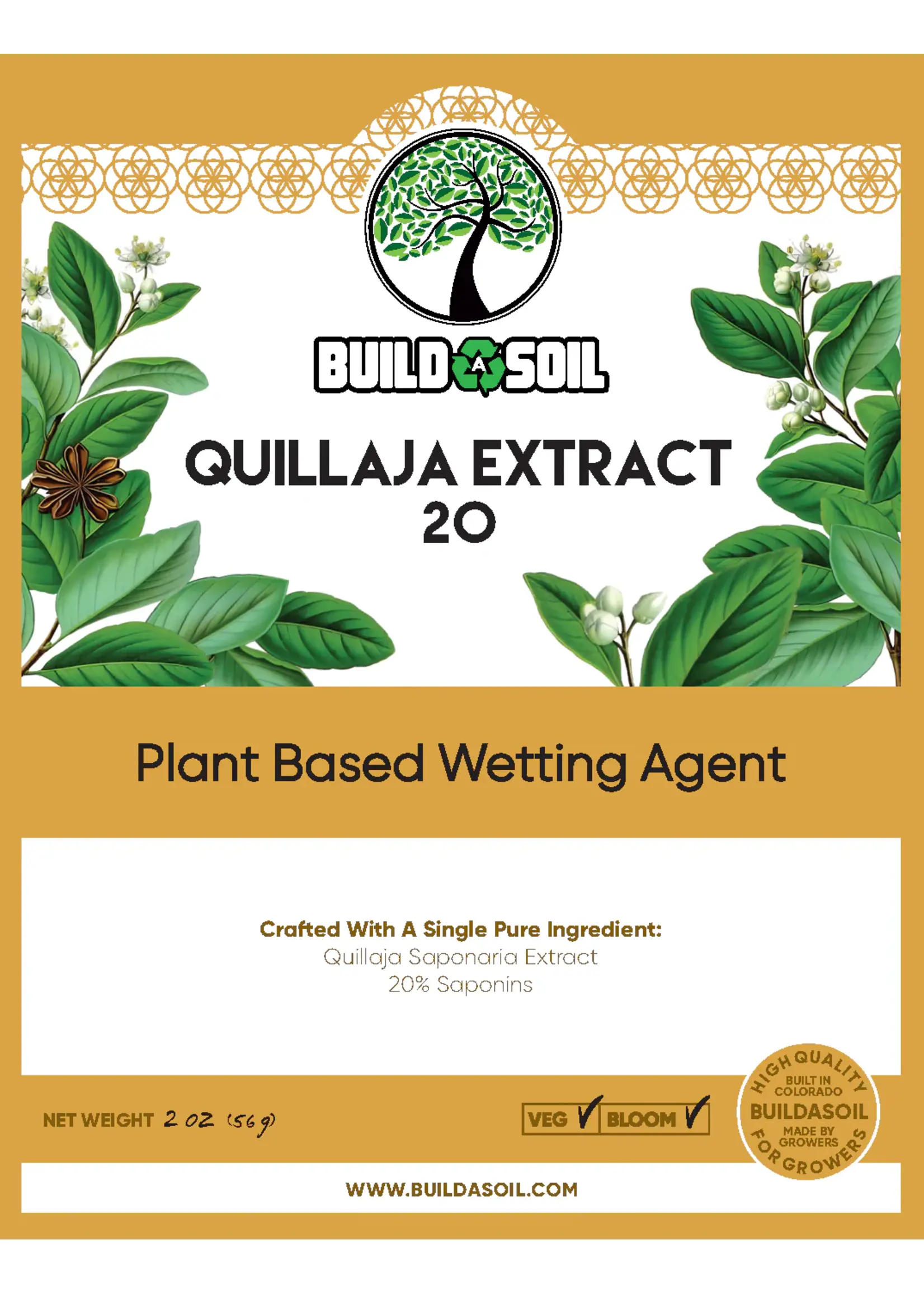Build-A-Soil Build-A-Soil Quillaja Saponaria Extract Powder 20