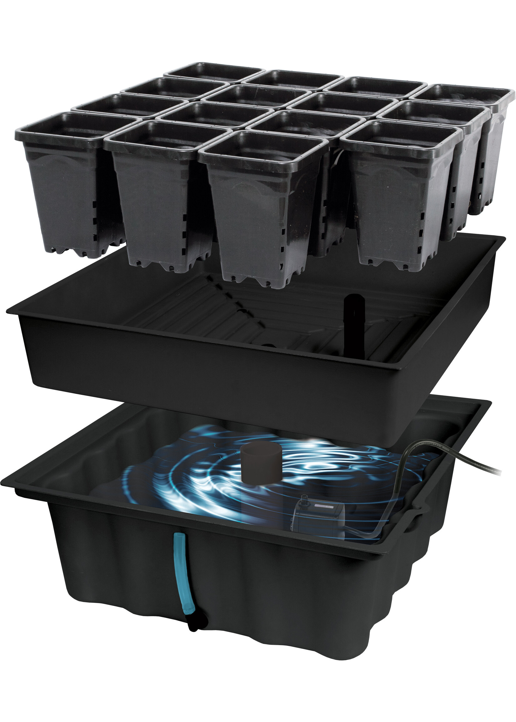 Active Aqua Active Aqua Mega Garden Hydroponics System 22in x 22in x 10in tall
