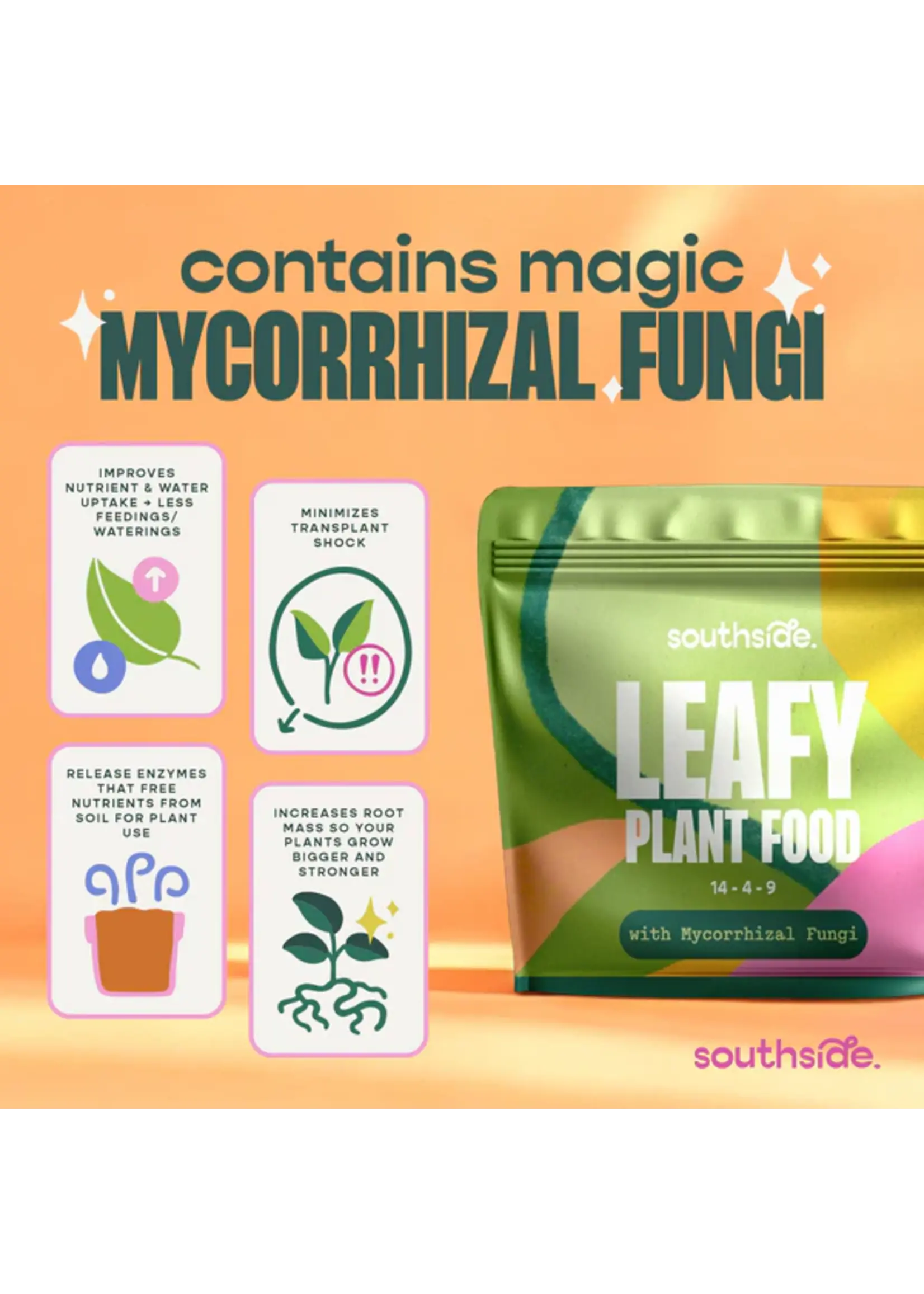 Grow1 Southside Leafy Plant Food 14-4-9 (5oz)