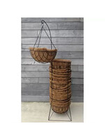 OREGON WIRE PRODUCTS Oregon Wire 14 Inch Diamond Hanging Basket with coco liner