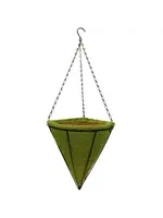 Gardener Select Hanging Basket Jute Cone 12 Inch Green