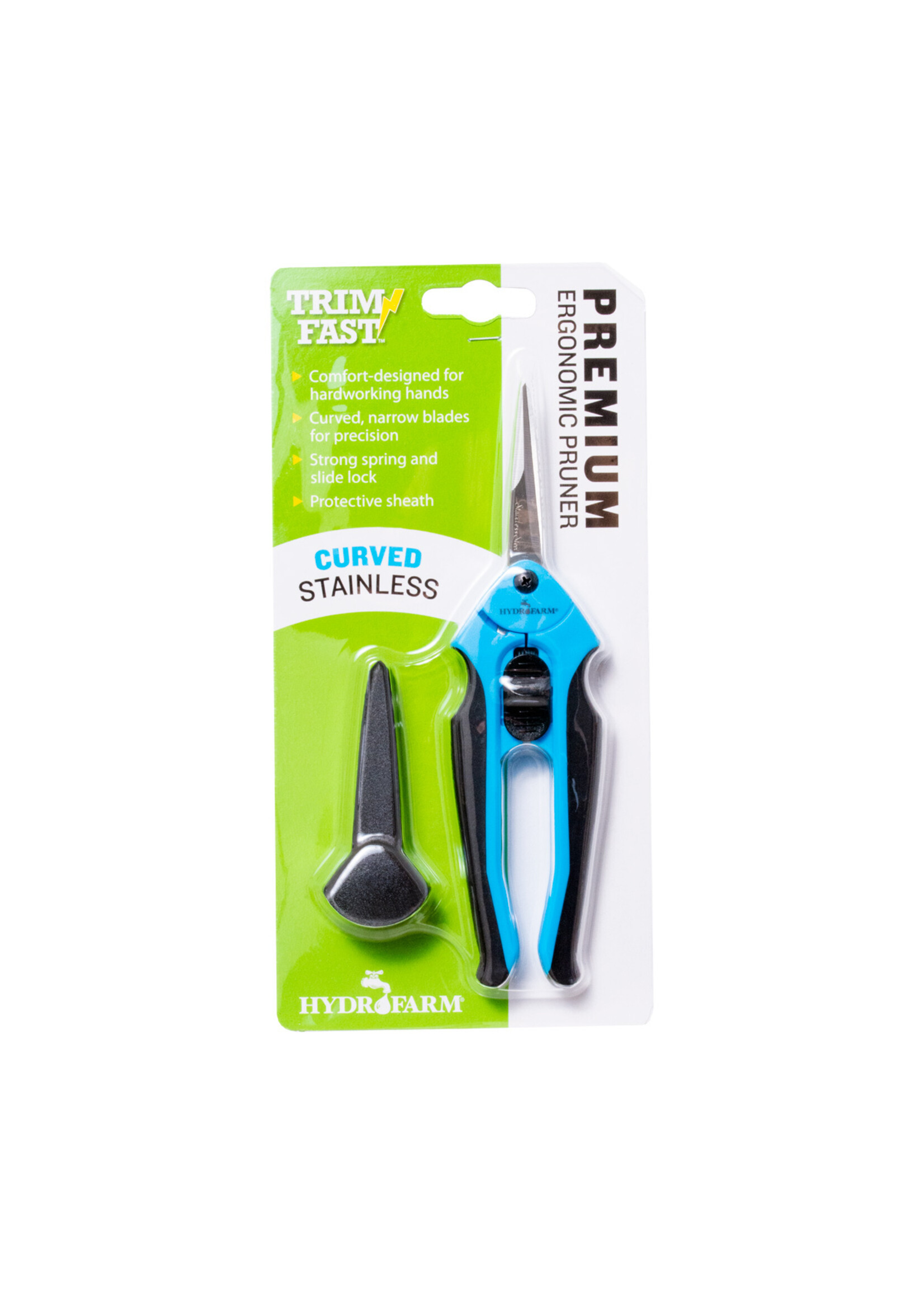 Trim Fast by Hydrofarm Premium Ergonomic Curved Blade Pruner