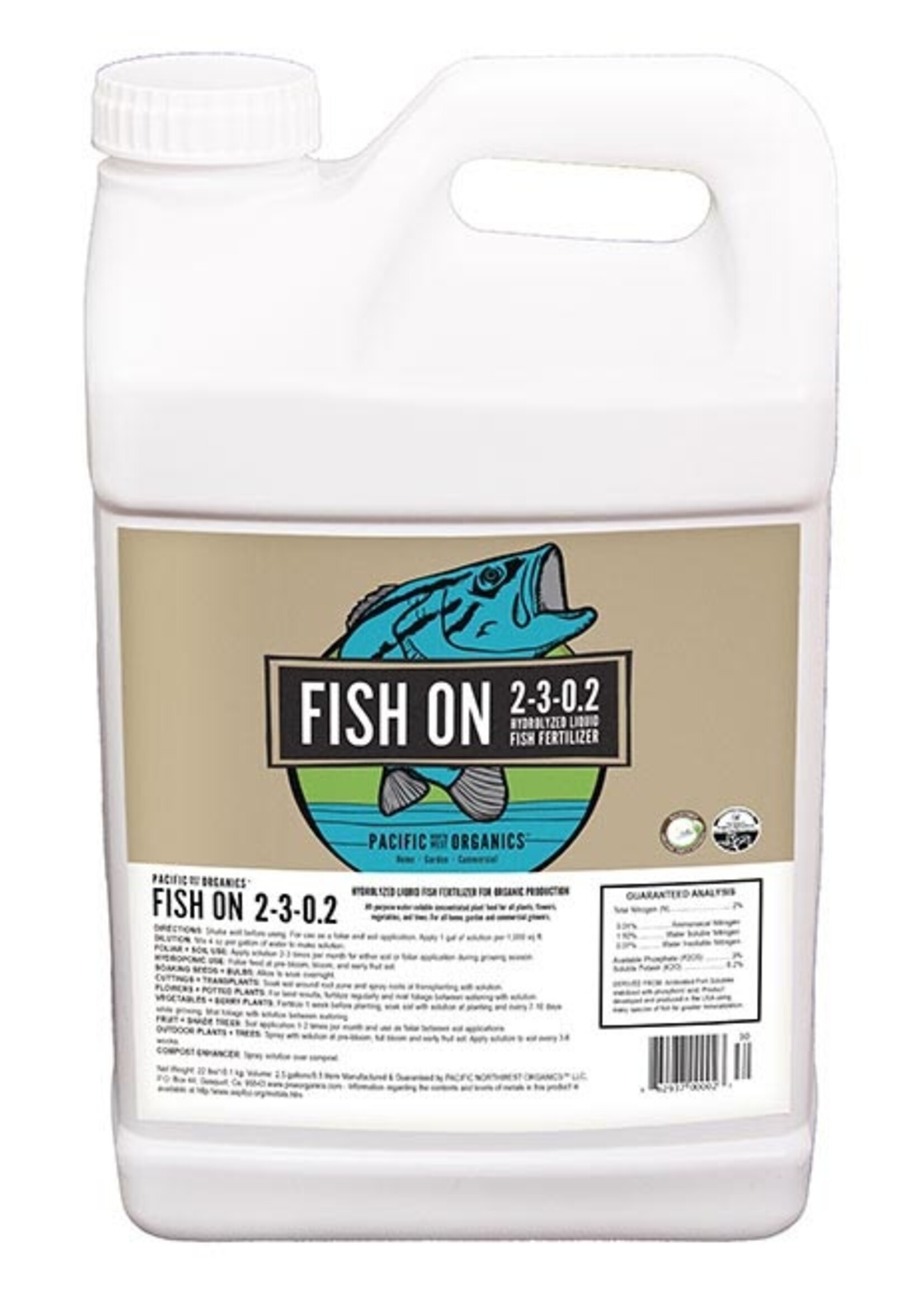 Pacific Northwest Organics Pacific Northwest Fish On! 2.5 Gallon