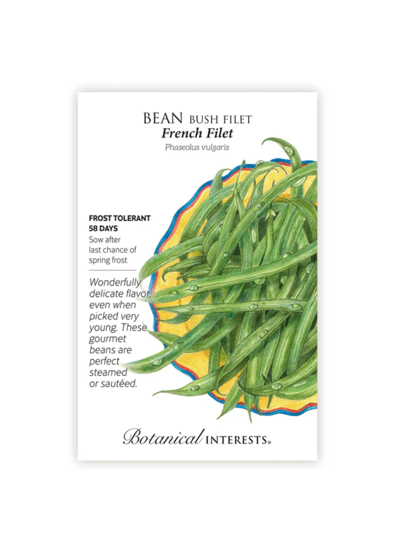 Botanical Interests Bean Bush French Filet