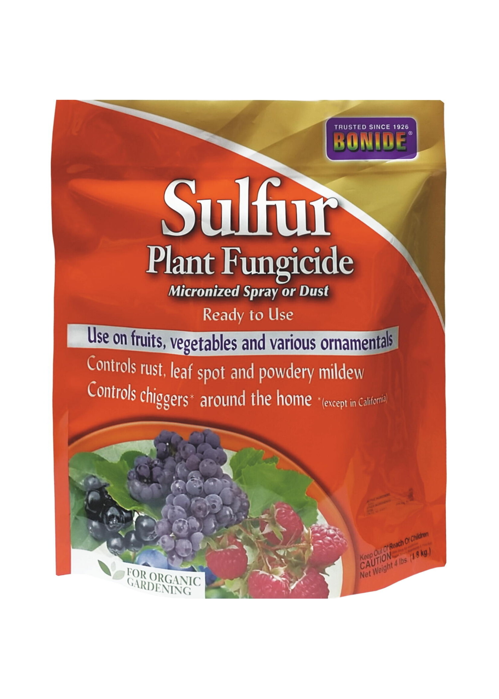 Bonide BONIDE SULFUR FUNGICIDE, 4#