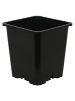 Gro Pro Gro Pro Premium Black Square Nursery Pot 9 Inch x 10.5 Inch Tall