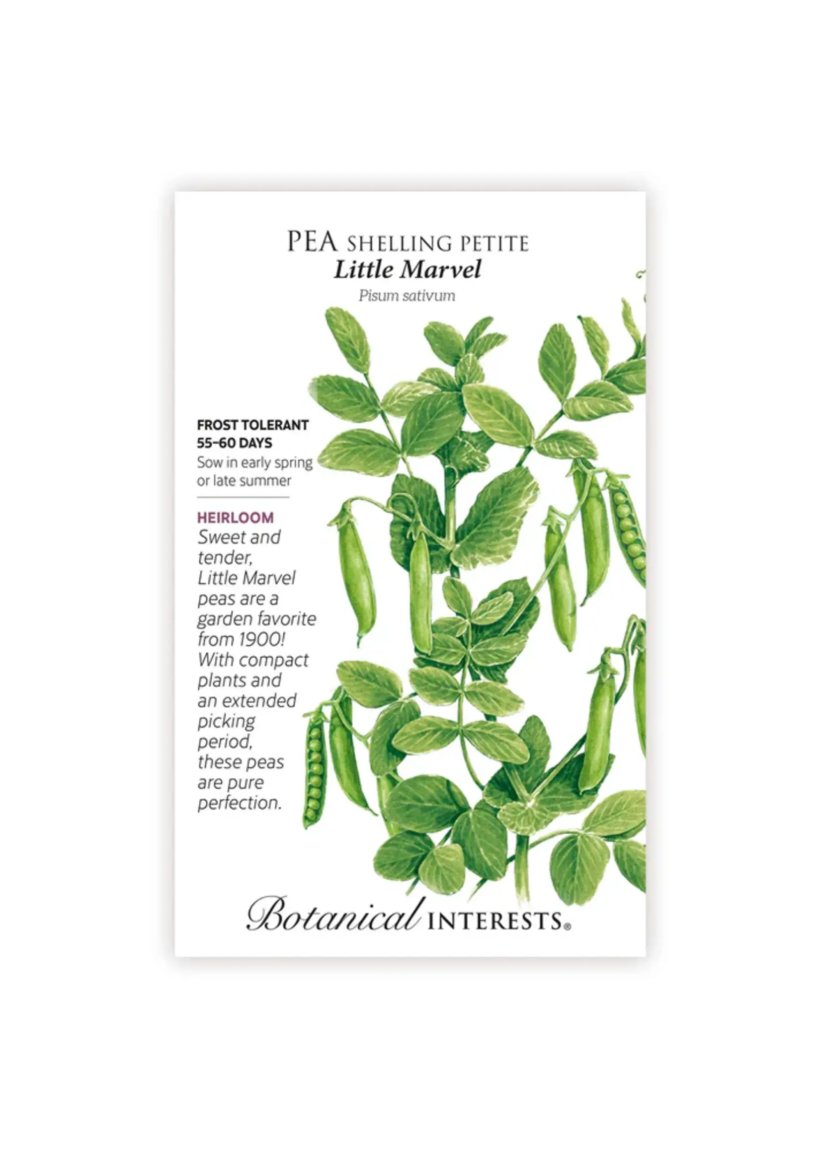 Botanical Interests Pea Shelling Petite Little Marvel