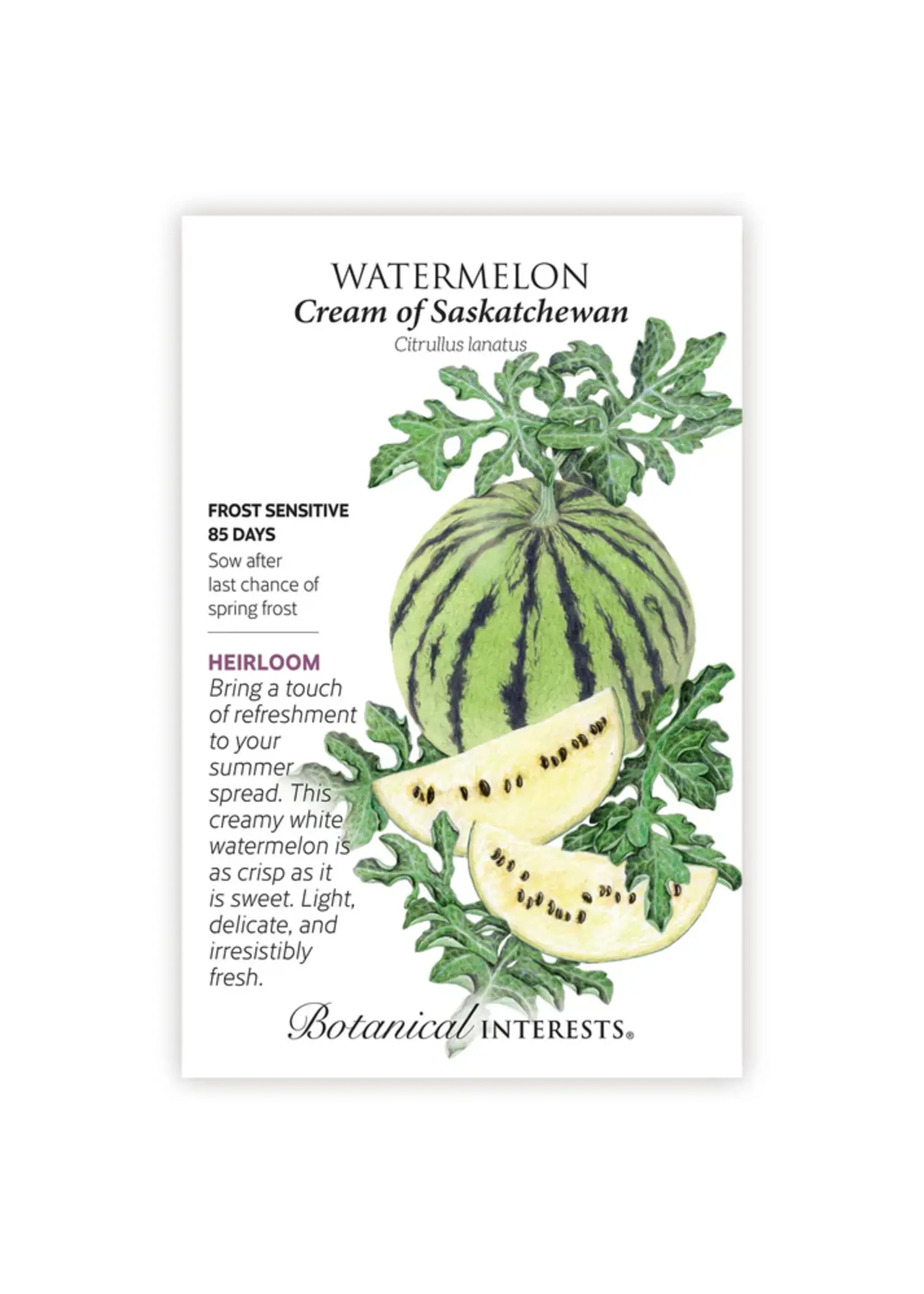 Botanical Interests Watermelon Cream of Saskatchewan