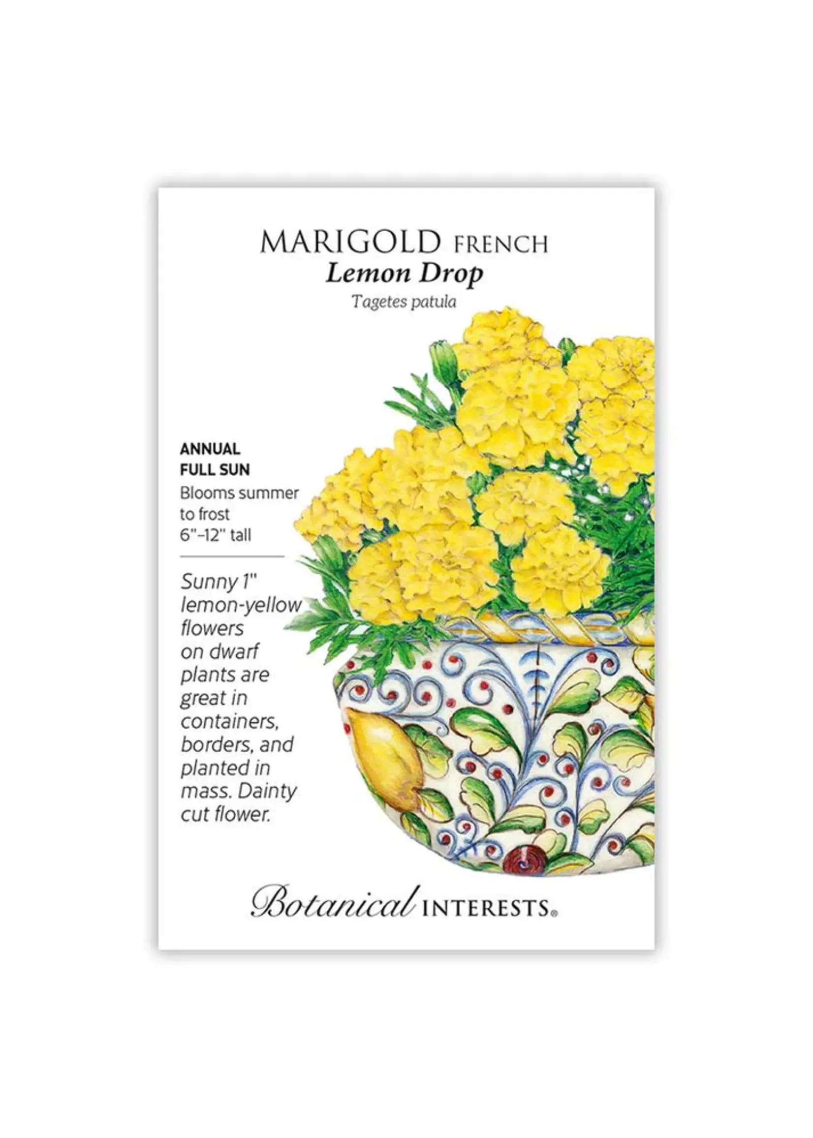 Botanical Interests Marigold French Lemon Drop