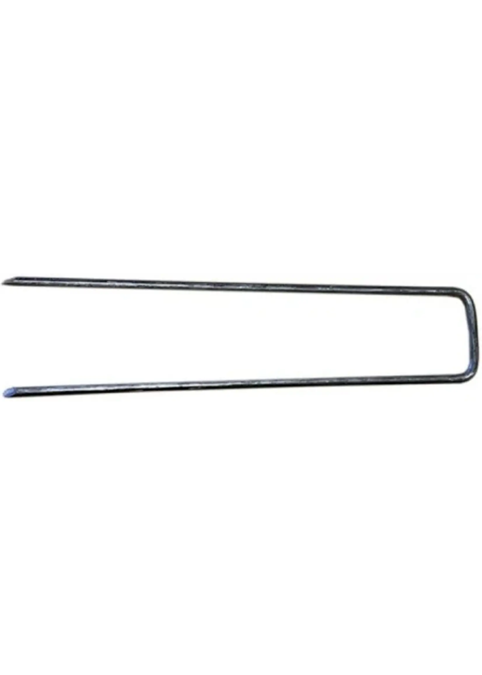 Steel Soil Holding Staple Square Top 6 Inch 25 Pack