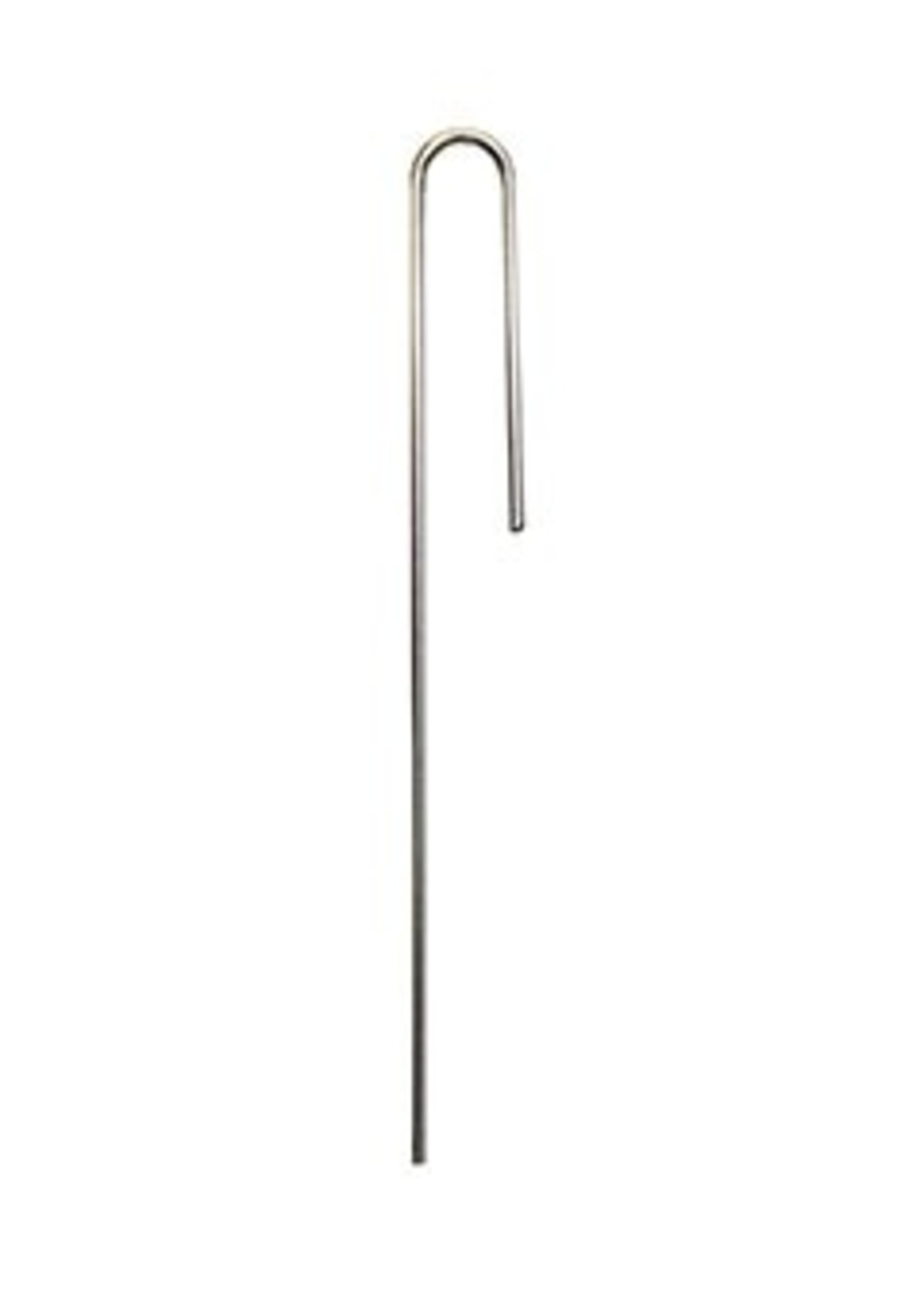 Cane Shaped Wire Hold Down Staple 8 Inch Pack of 20