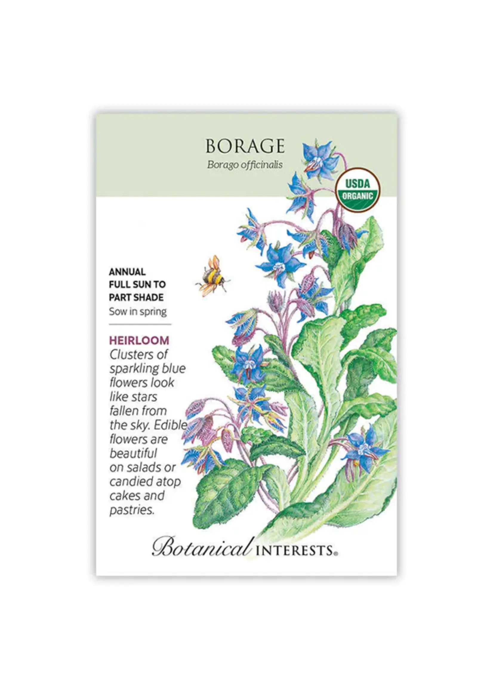 Botanical Interests Borage Organic