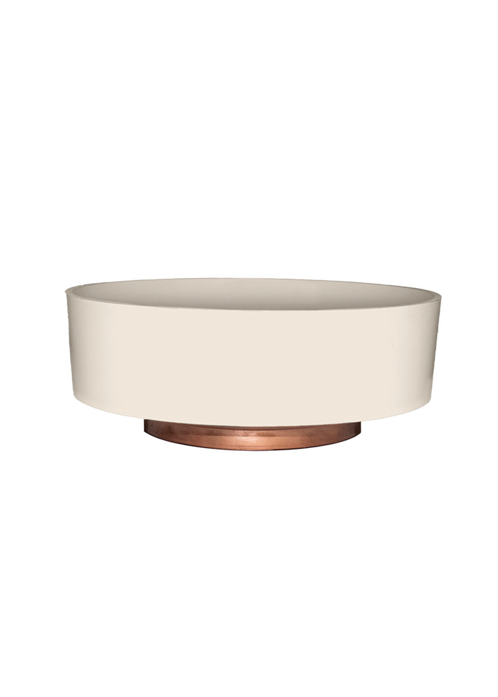 THE HC COMPANIES, INC. 8 Inch Capri Bowl Planter in Vanilla Bisque