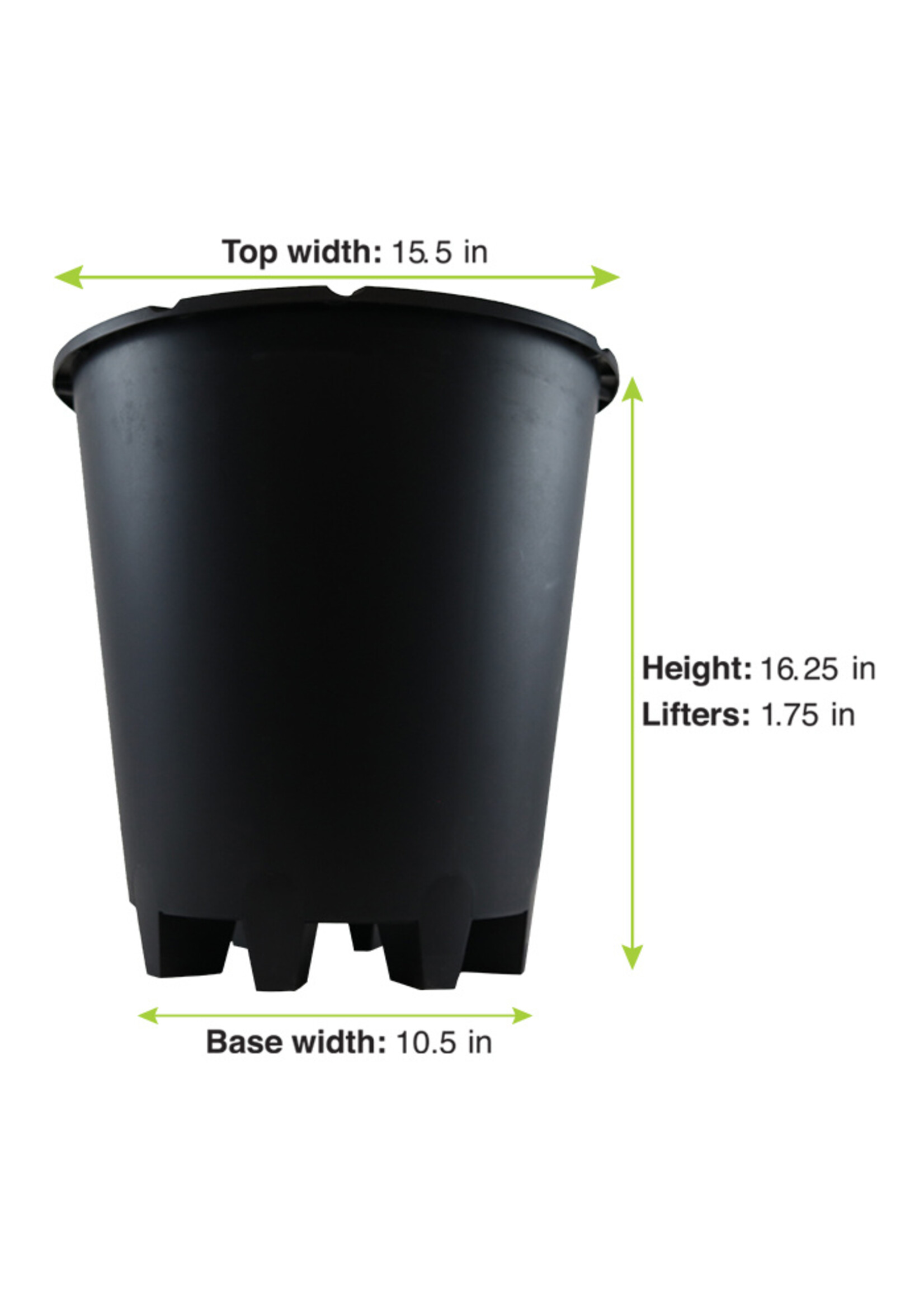 DL Wholesale Inc. Premium Pot TALL 10 Gallon with Elevator